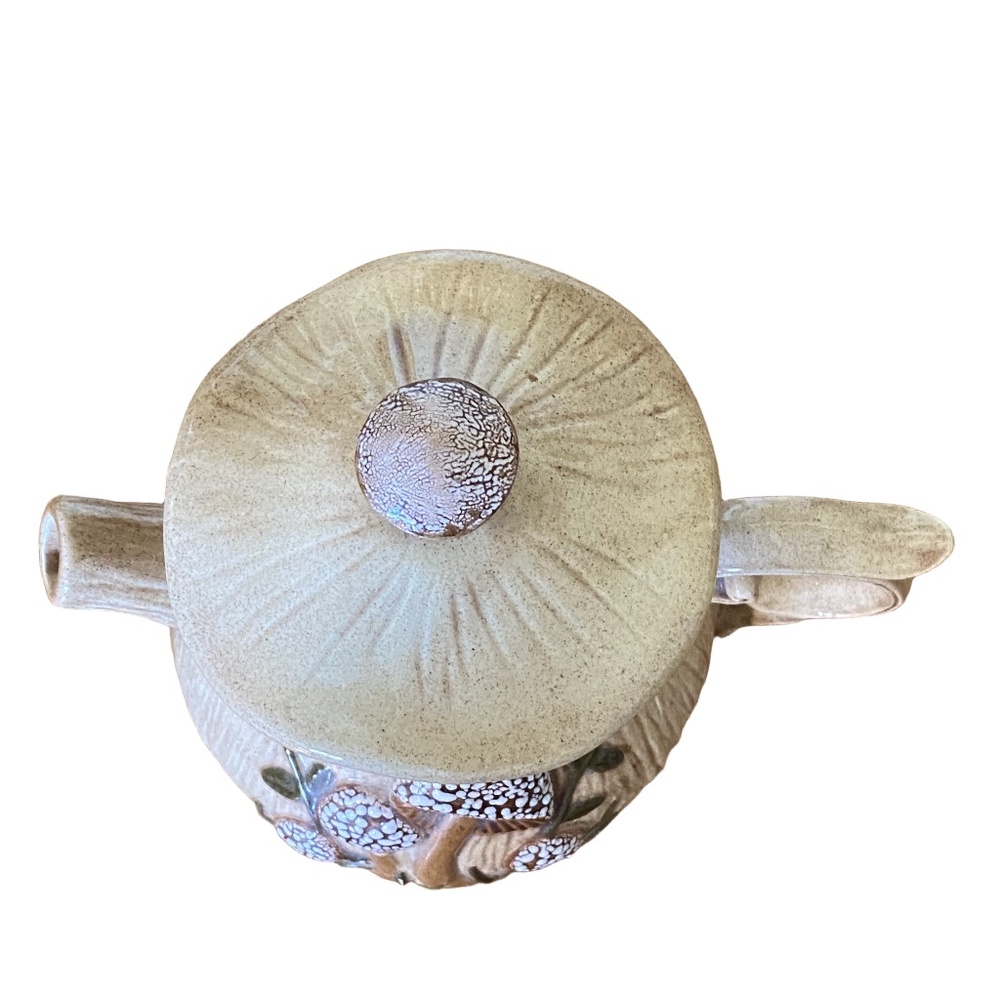 Arnel’s Beige Ceramic Mushroom Teapot Pitcher Set 70s Cottagecore 2pc‎ - Picture 13 of 16